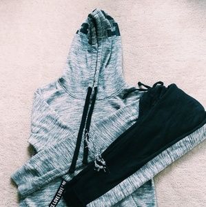 Gray Love Hoodie with matching pants!